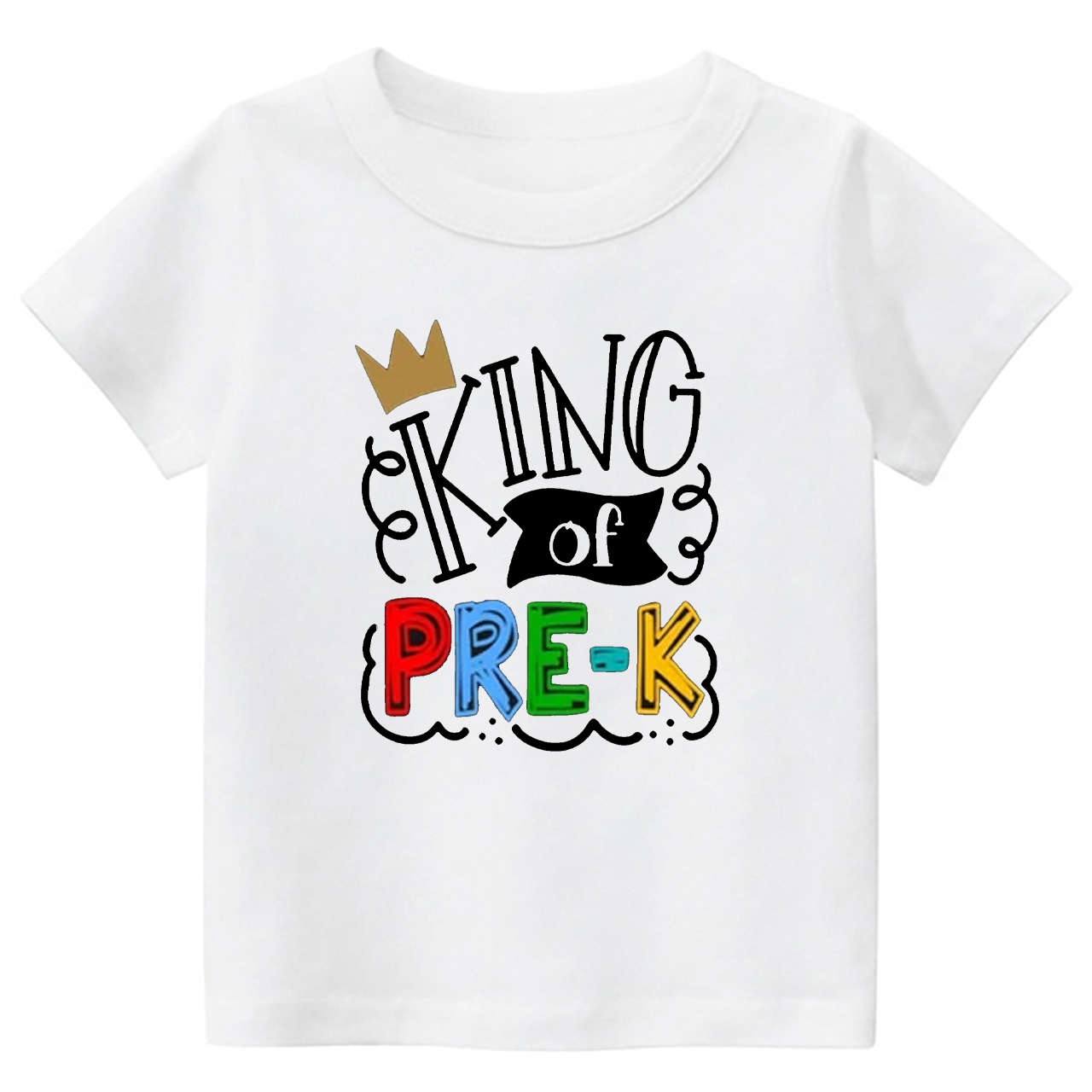 King Of Pre-K Back To School Kids T-shirts