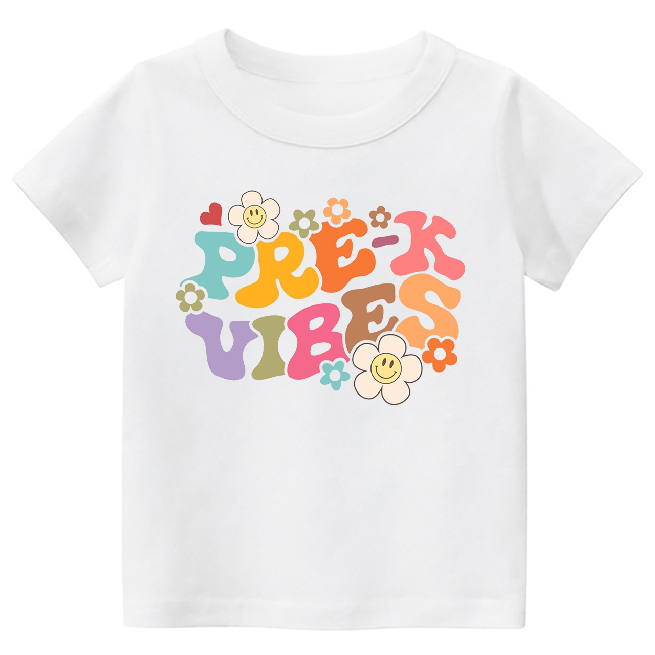 Retro PRE-K Vibes Back To School Shirt For Kids