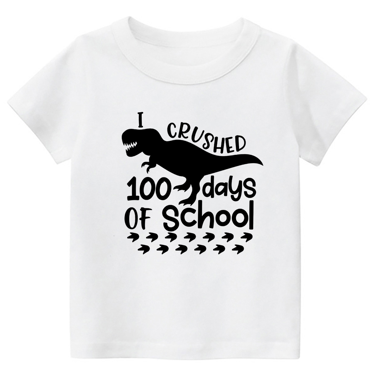 Dinosaur 100 Days Of School Celebration Shirts