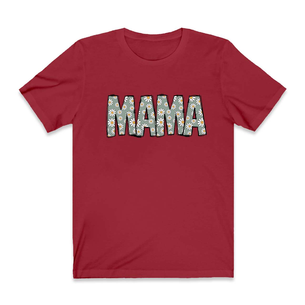 Mama Retro Flower T-Shirt