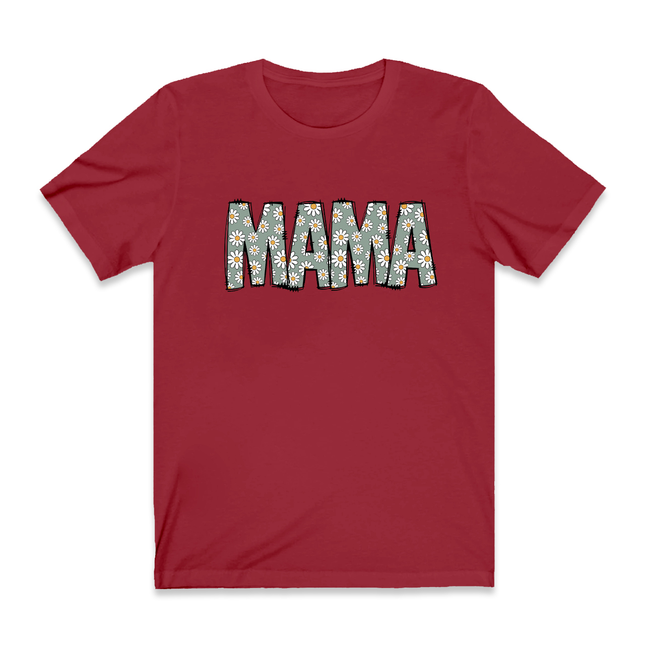 Mama Retro Flower T-Shirt