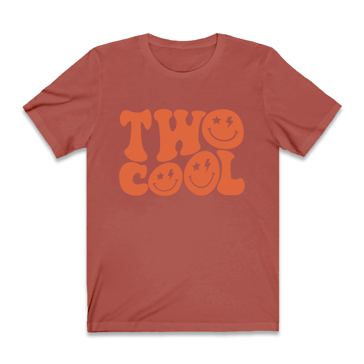 Two Cool Happy Face Retro T-Shirt