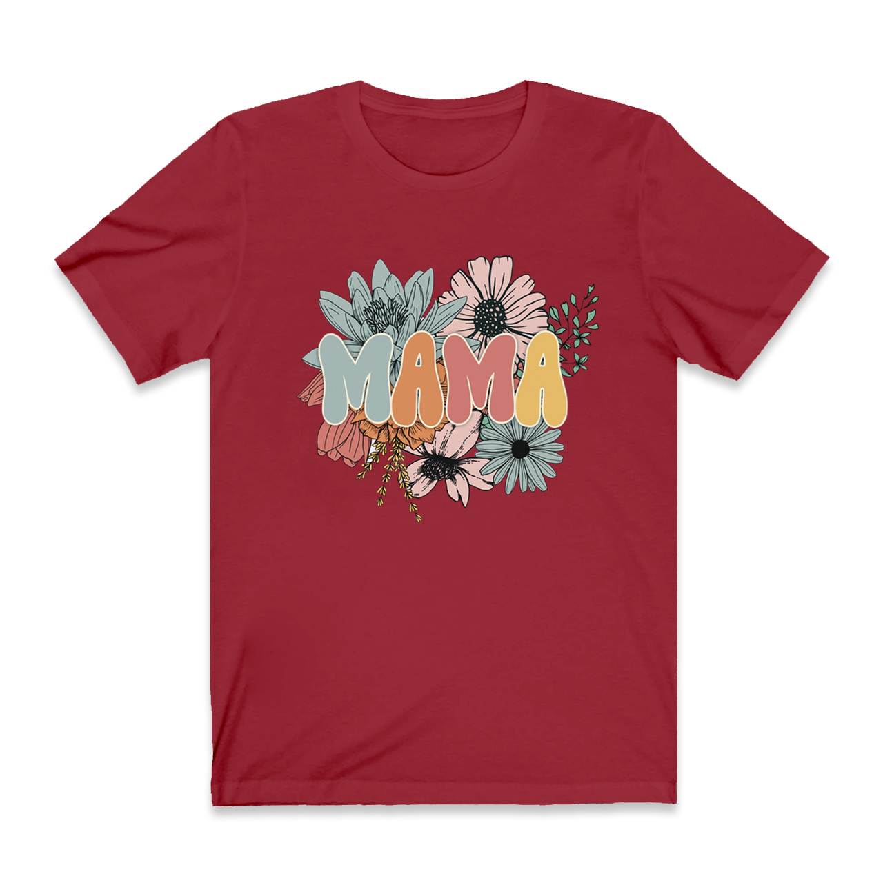 Retro Floral Gift Tees For Mom
