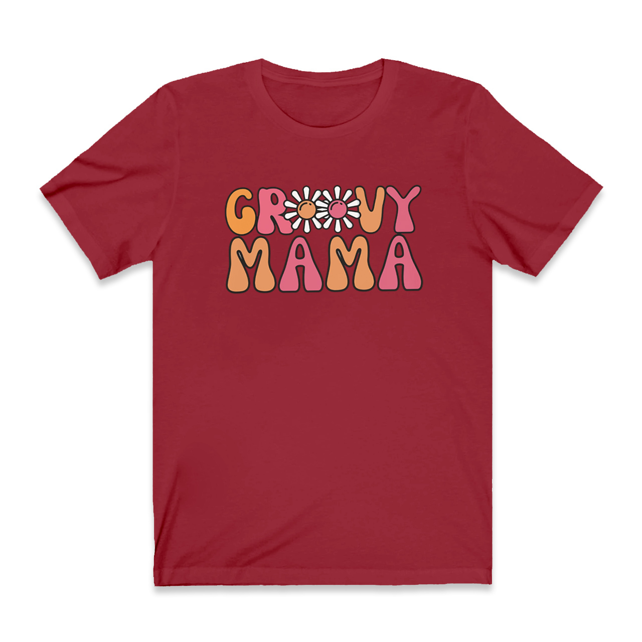 Groovy Mama Hippie Mom T-Shirt