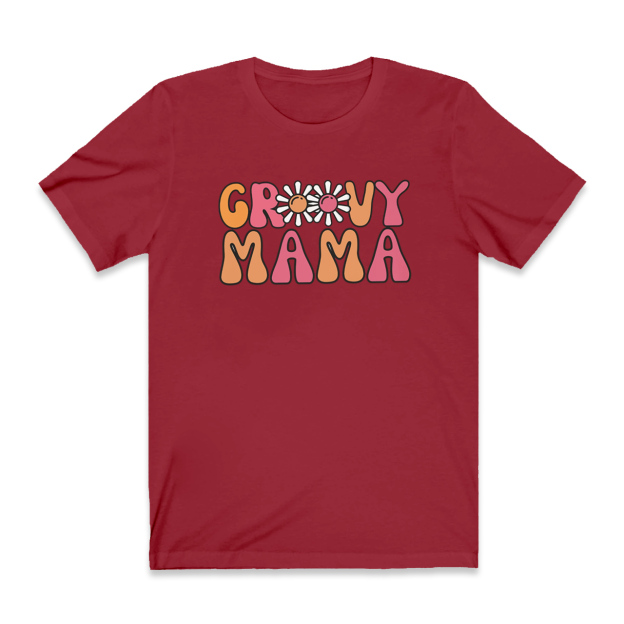 Groovy Mama Hippie Mom T-Shirt