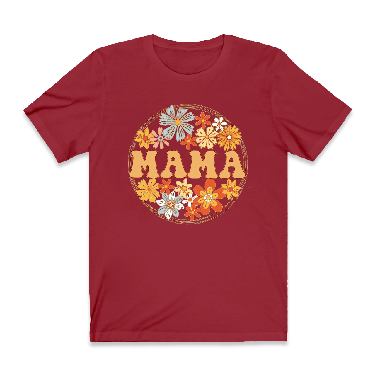 Wild Flowers Retro Gift Shirt For Woman