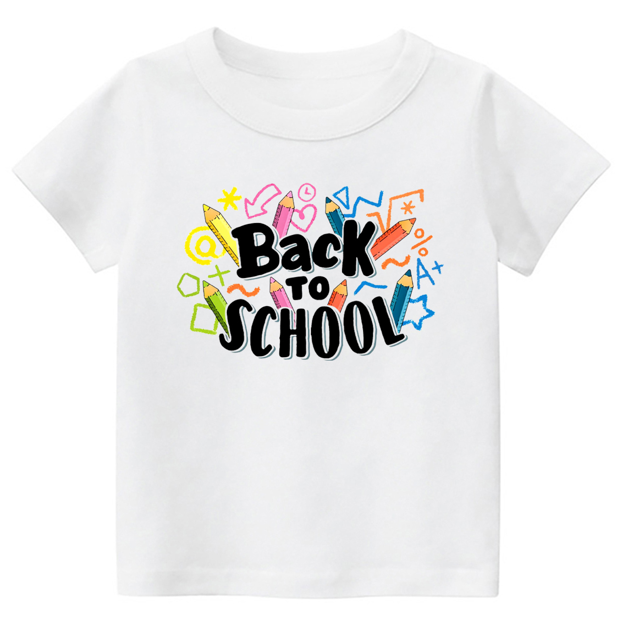 Back To School Crayons Shirt For Kids