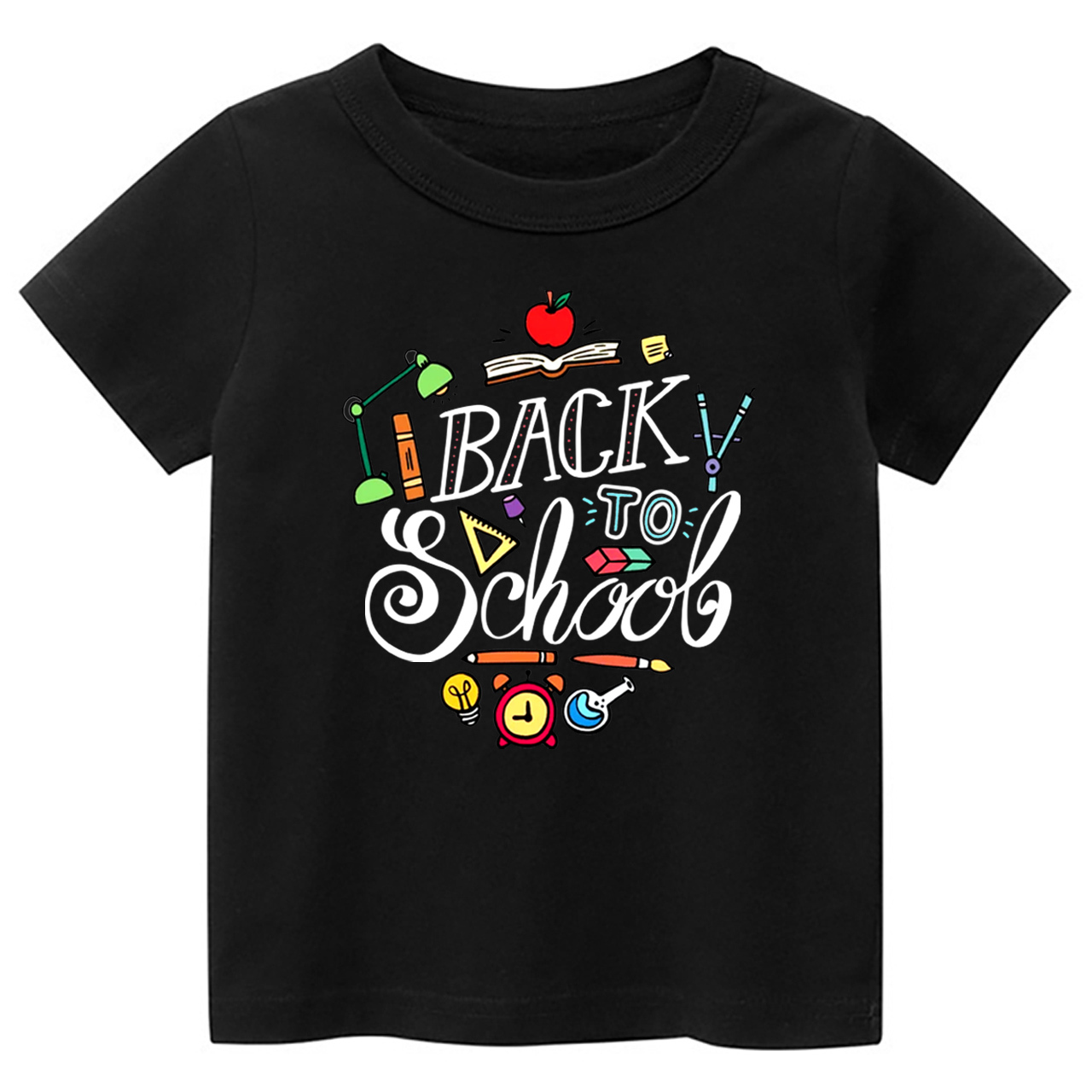 Cute Cartoon Back To School Kids T-shirt