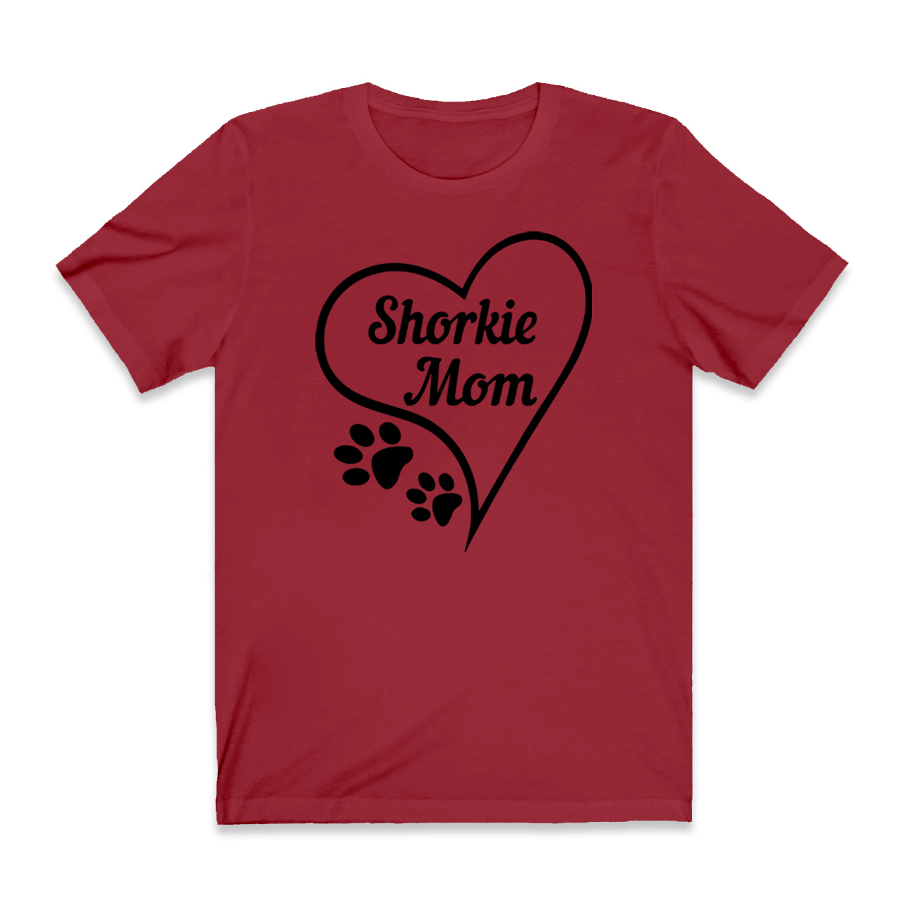 Shorkie Dog Print Mom Shirt