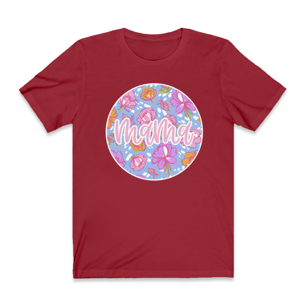 Bright Flowery Mom Shirt