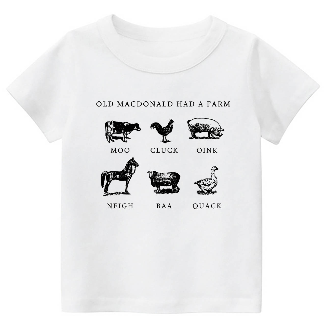 Had a Farm Kids Retro Natural T-Shirt 