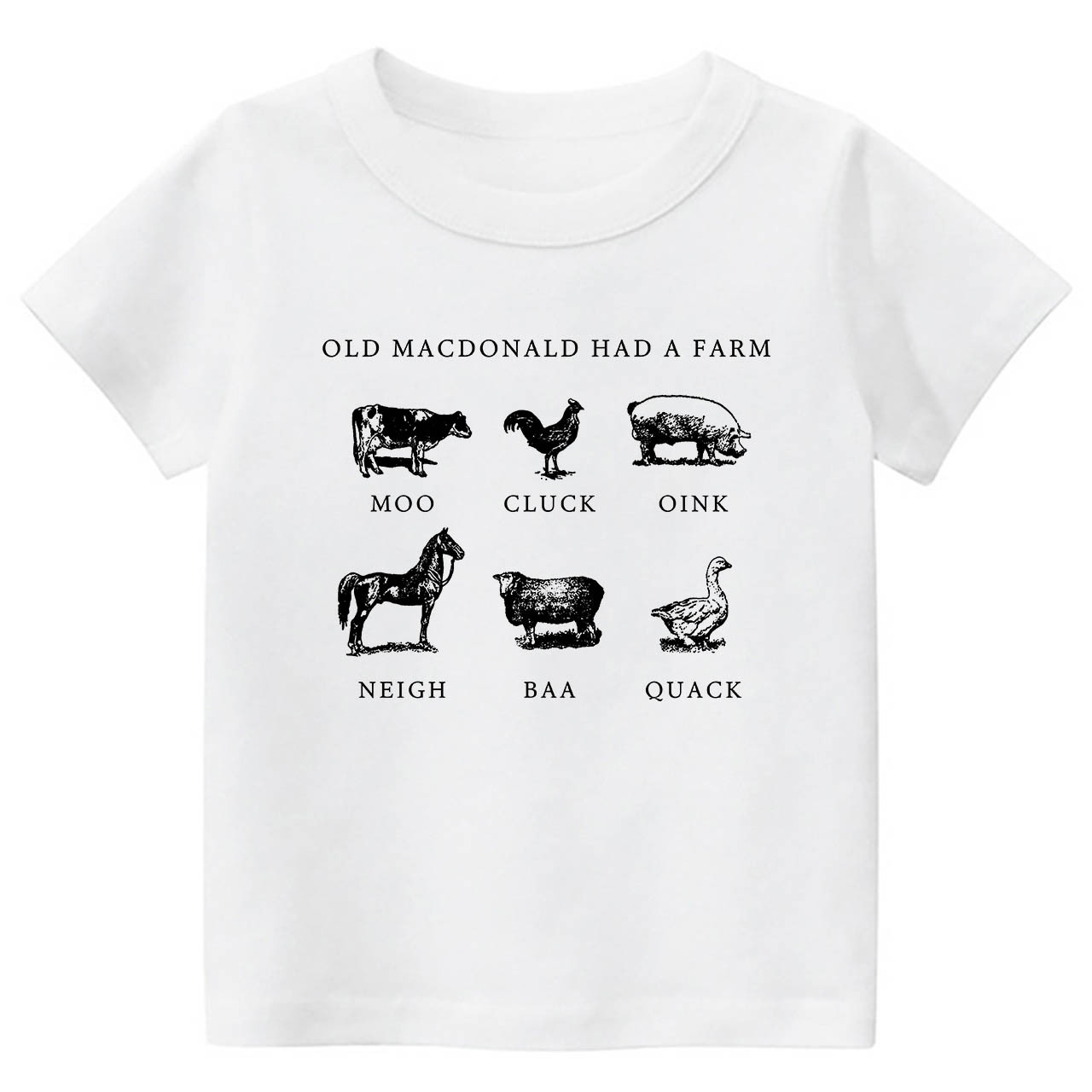 Had a Farm Kids Retro Natural T-Shirt 