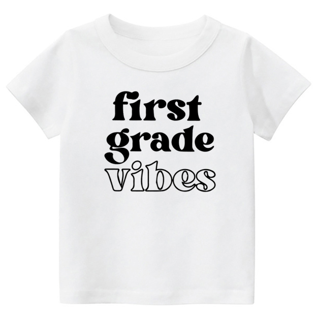 Back To School Vibes Shirt For Boys Or Girls