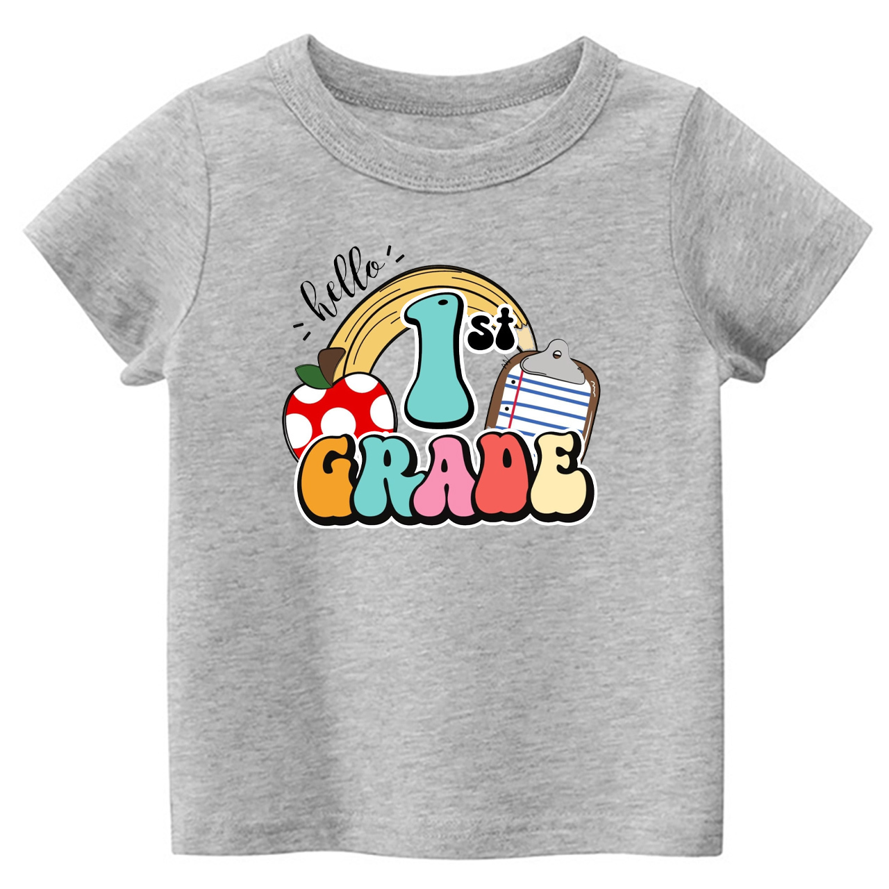 Personalized Grade Hello Kids Back To School T-Shirts