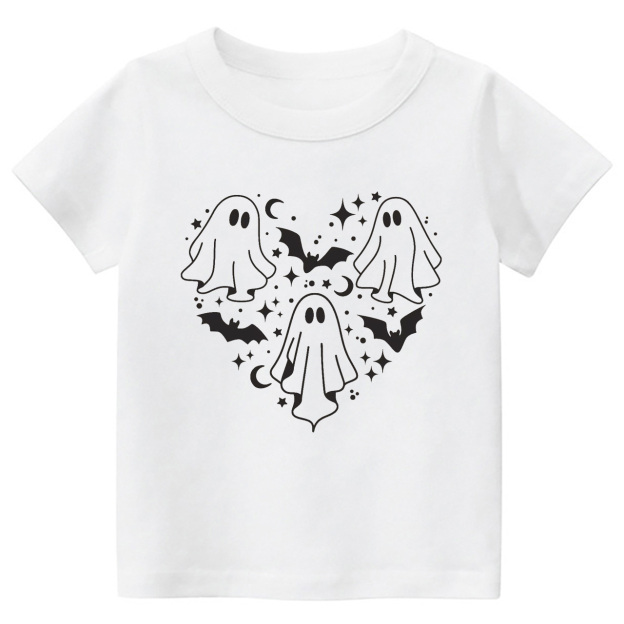Ghost In Heart Halloween Toddler Shirt