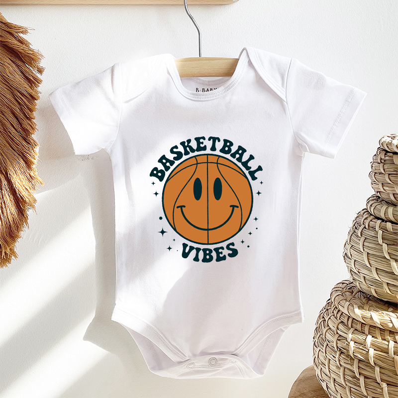 Basketball Vibes Bodysuit For Baby