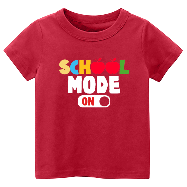 School Mode On Back To School Kids Shirt