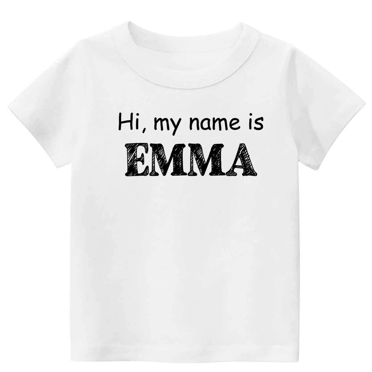 Personalized Name Self Introduction Back To School Kids Shirt