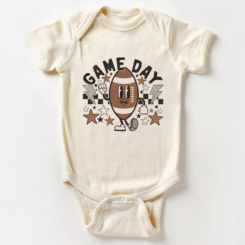 Football Game Day Bodysuit For Baby