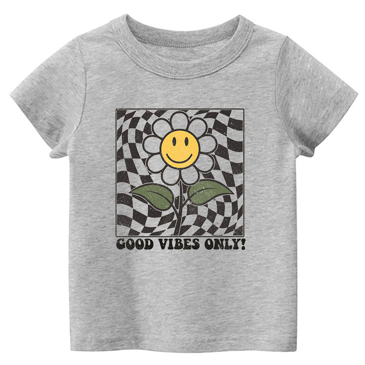 Retro Daisy  Good Vibes Toddler Shirt
