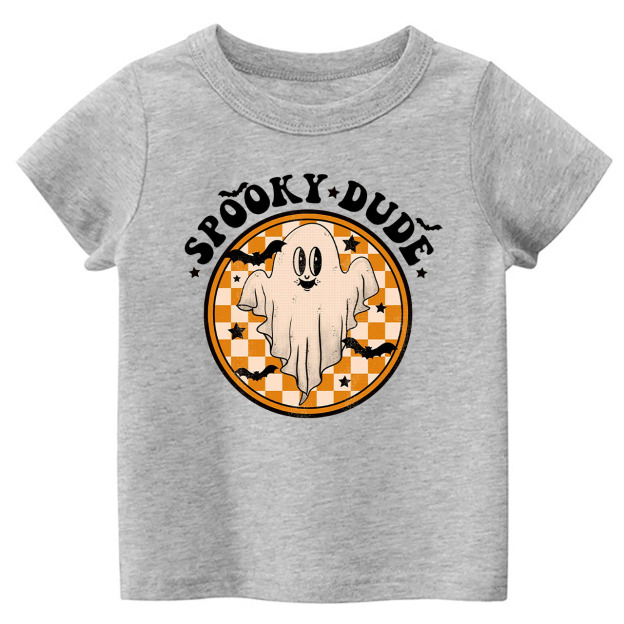 Retro Halloween Spooky Dude Fall Toddler Tees