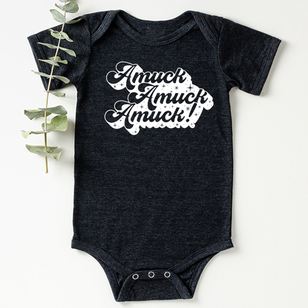 Amuck Retro Hocus Pocus Halloween Baby Bodysuit