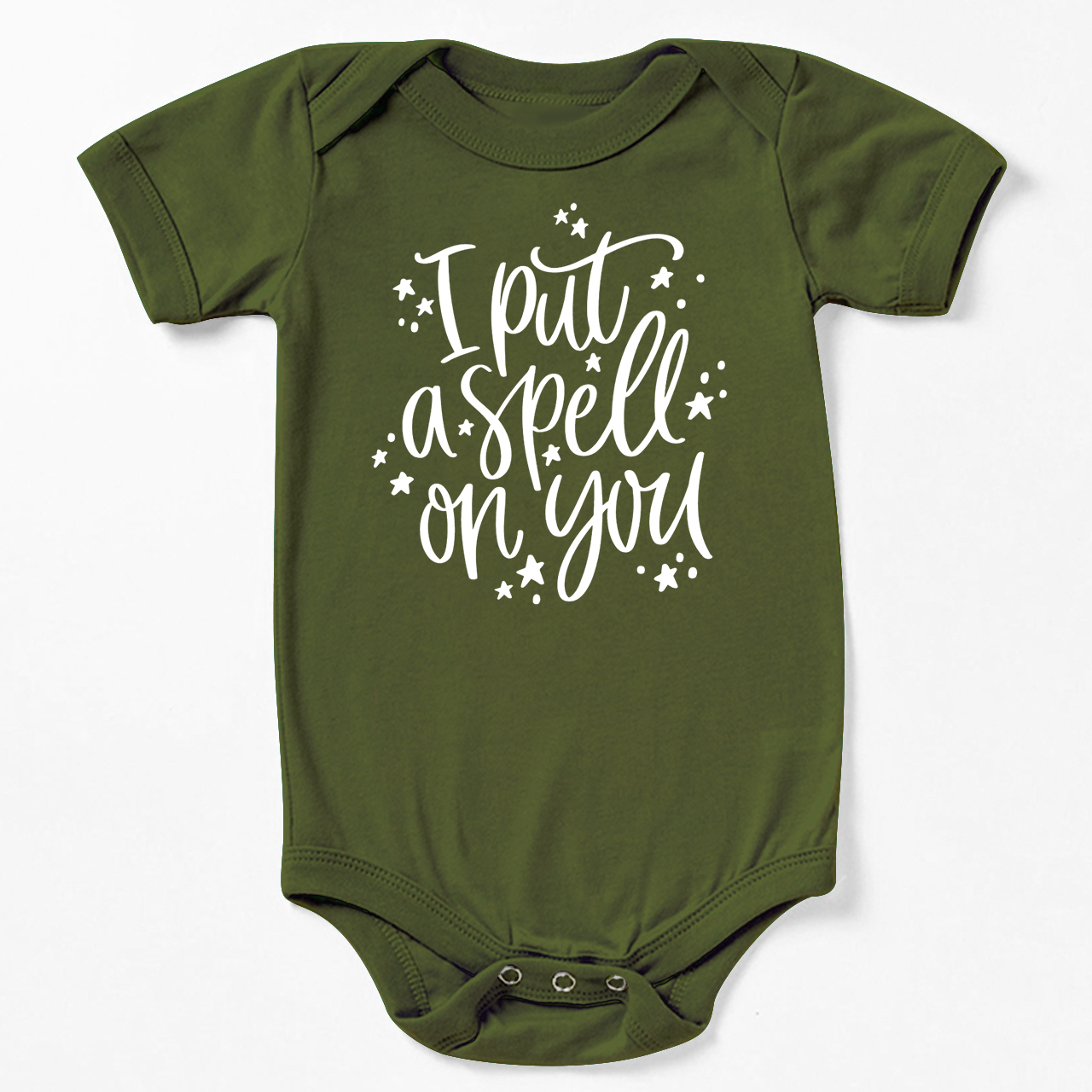 I Put A Spell On You Halloween Baby Bodysuit