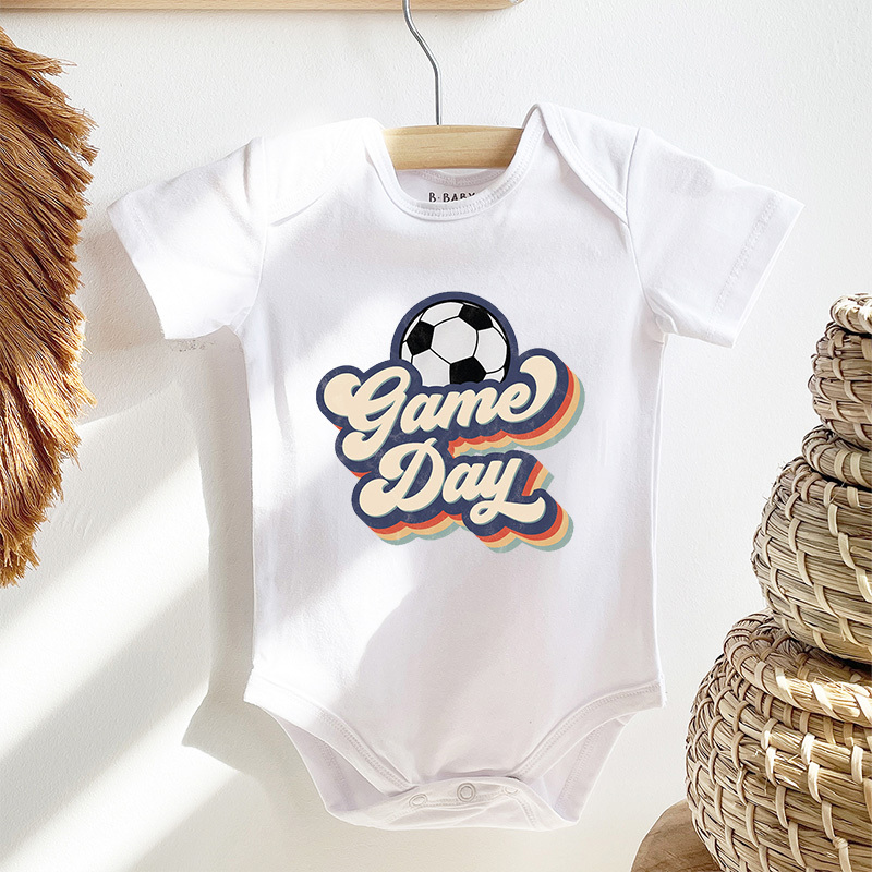 Soccer Game Day Bodysuit For Baby