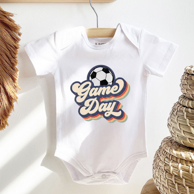 Soccer Game Day Bodysuit For Baby