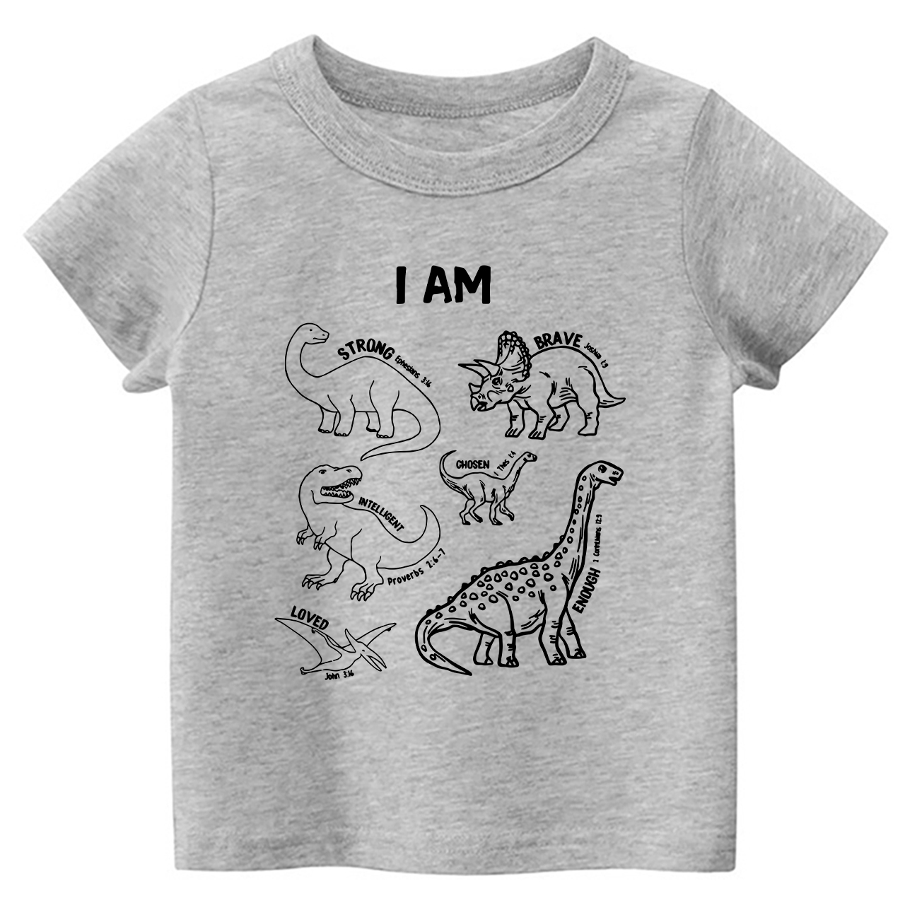 Dinosaurs Affirmation Words Kids Shirt