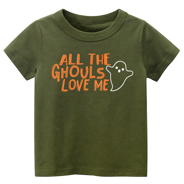 Halloween All The Ghouls Love Me Kids Shirt 