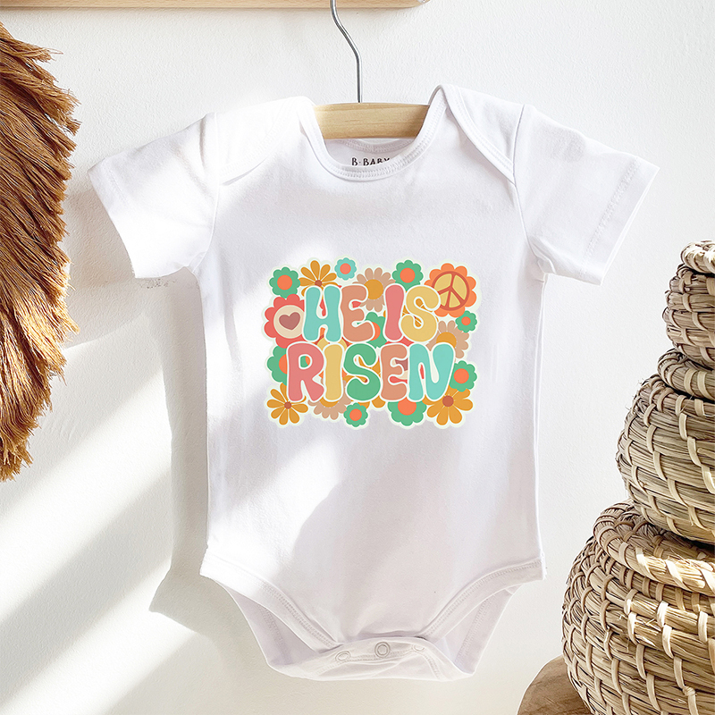 He Is Risen Bodysuit For Baby