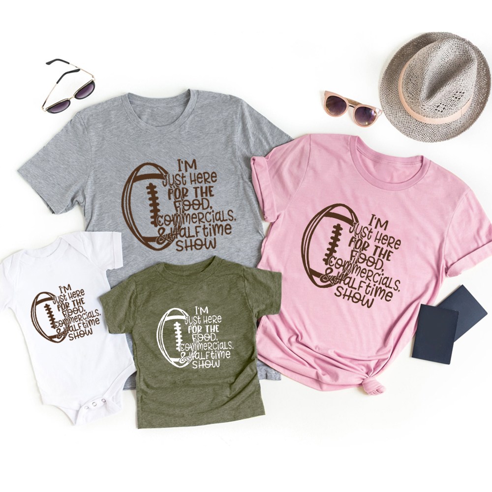 Football Season Funny Family Matching Shirts