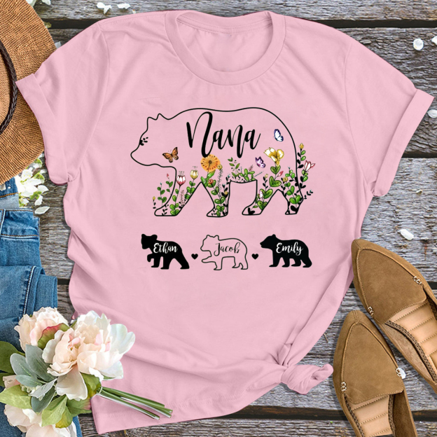 Animal Grandma Shirt Personalized with Name