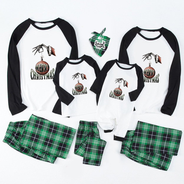 Merry Christmas Ball Family Christmas Pajamas