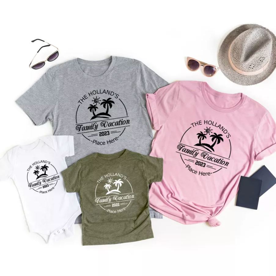 The Holiday Family Vacation Matching Shirts