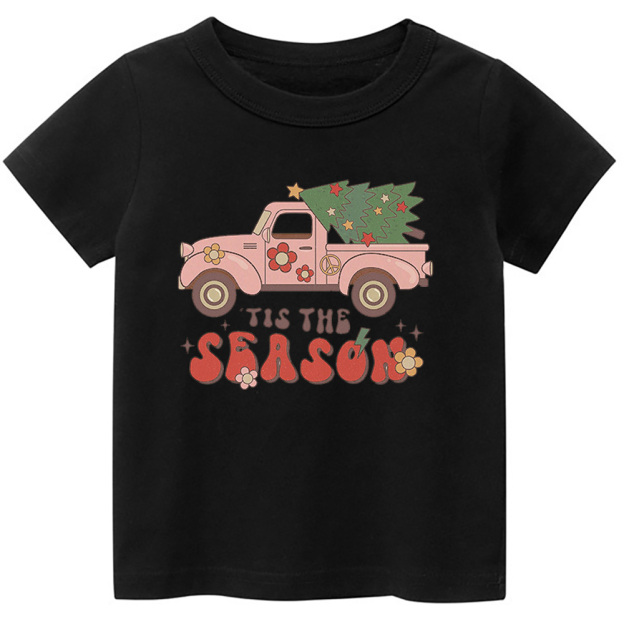 Tis The Season Christmas Toddler Retro Shirt