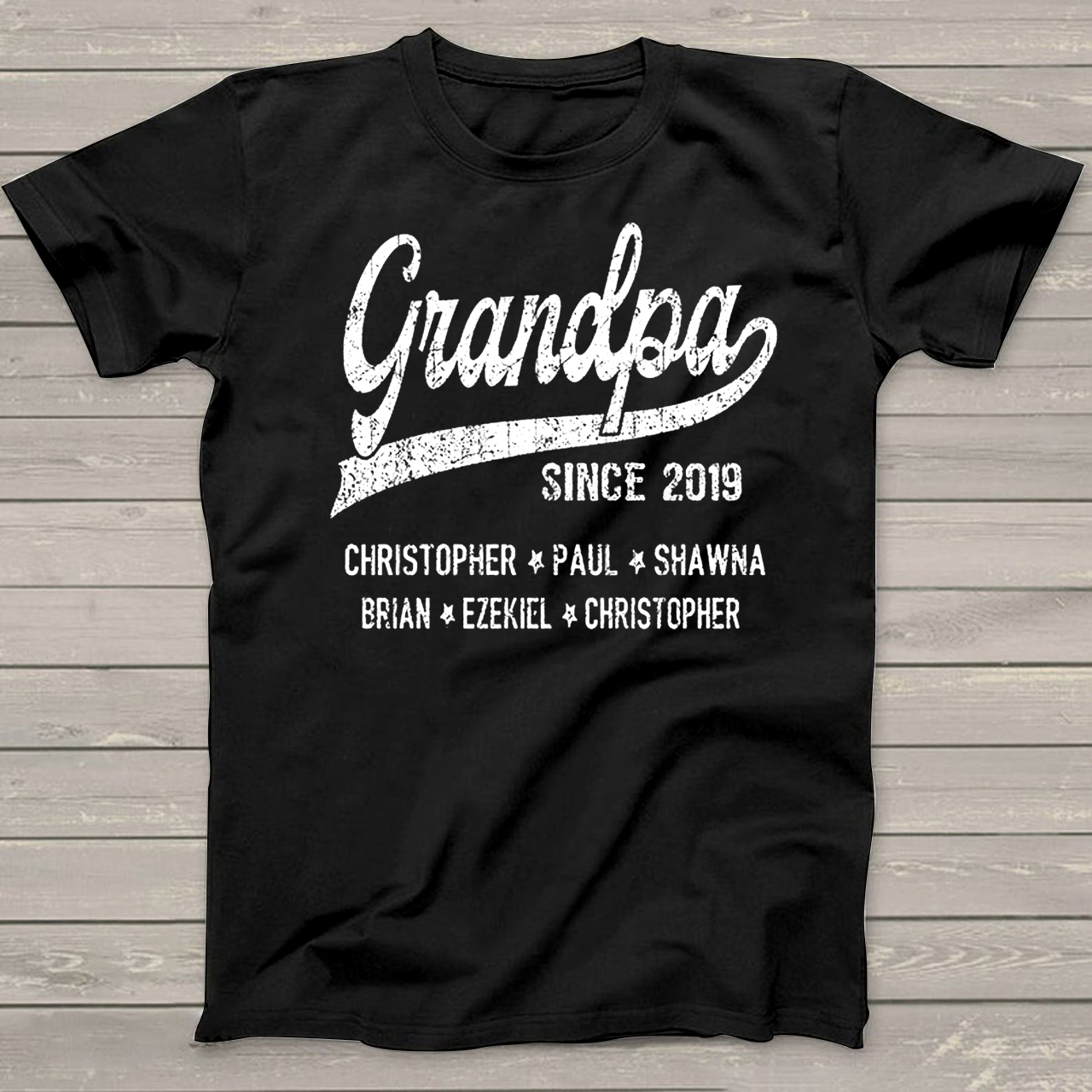 Personalized Grandparents Matching Shirts
