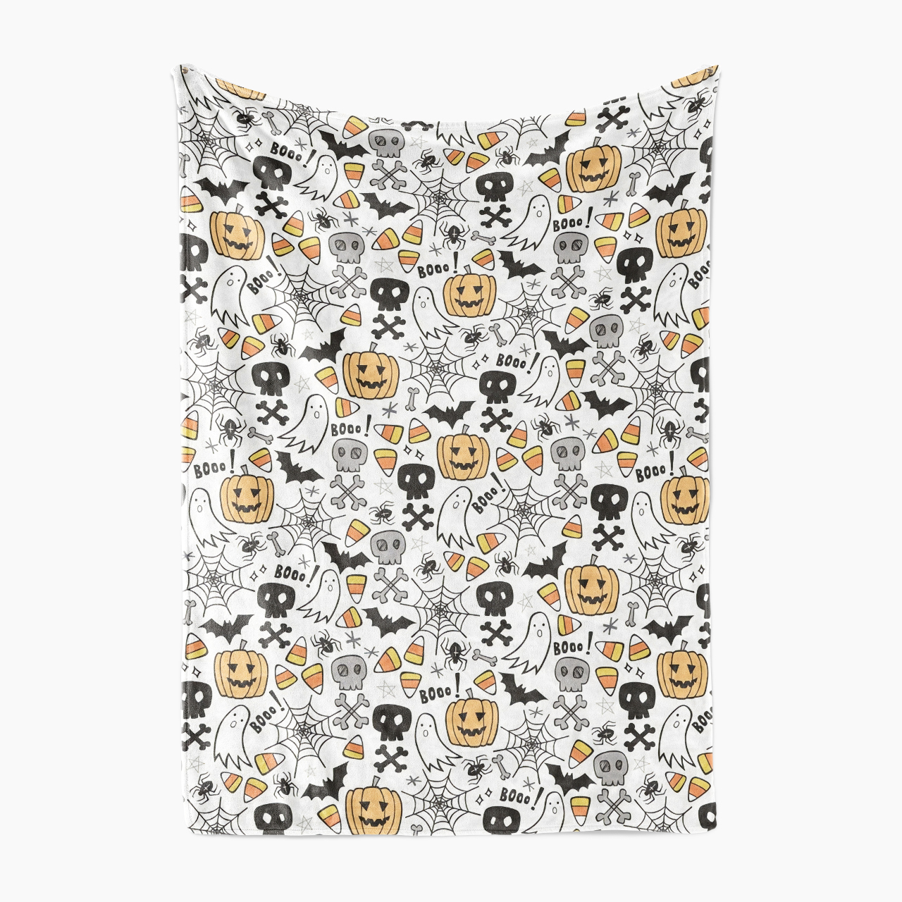 Pumpkin Halloween Flannel Blanket