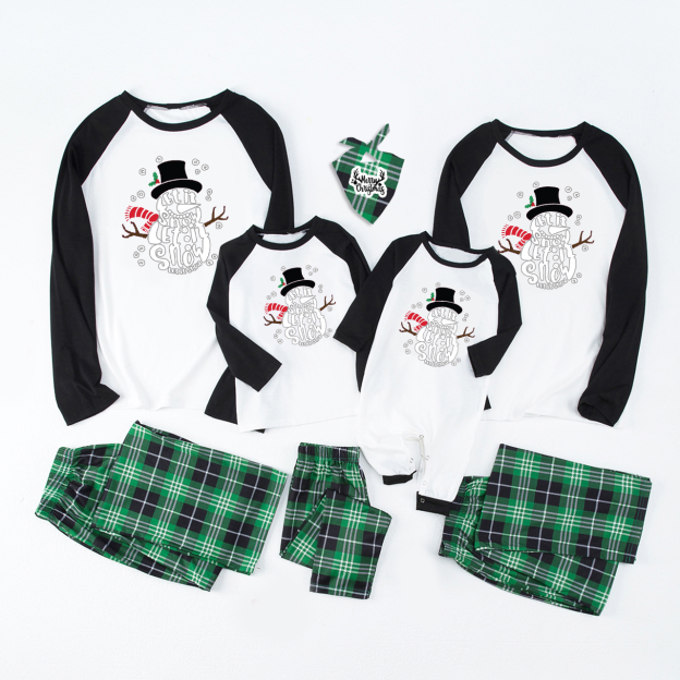 Christmas Lit It Snow Family Matching Pajamas
