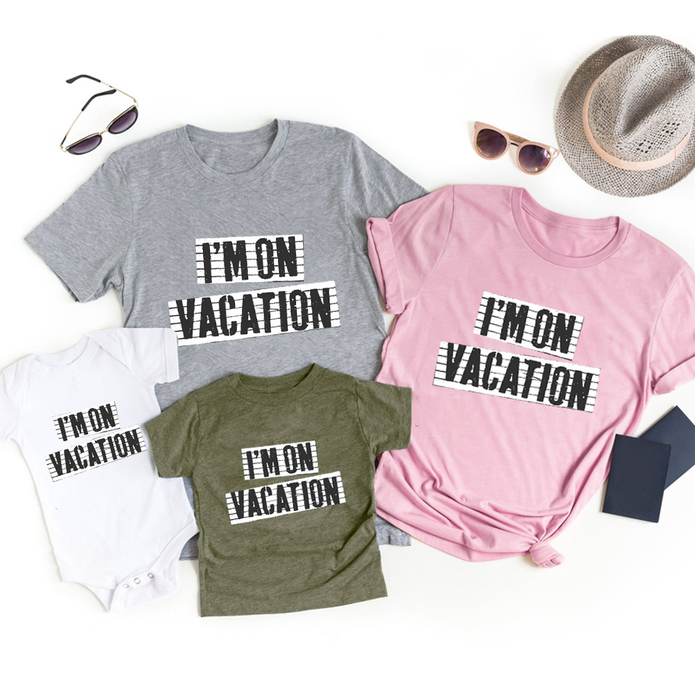 I'm On Vacation Family Vacation Shirts