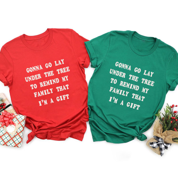 Remind My Family That I'm A Gift Christmas Family Matching Shirt