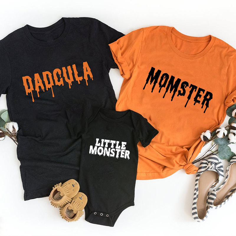 Momster Dadcula Family Halloween Matching Shirt 