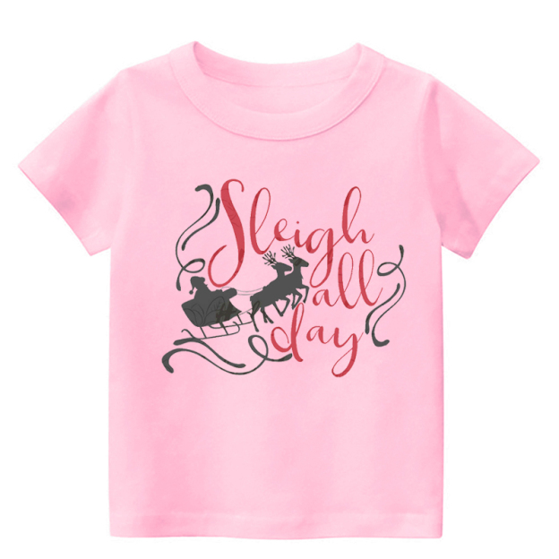 Sleigh All Day Toddler Christmas Shirt