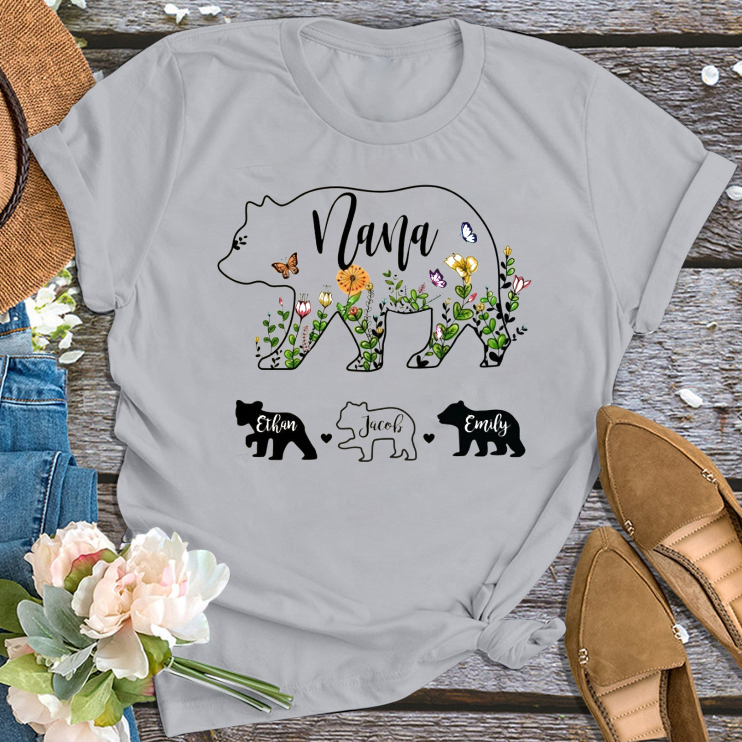 Animal Grandma Shirt Personalized with Name