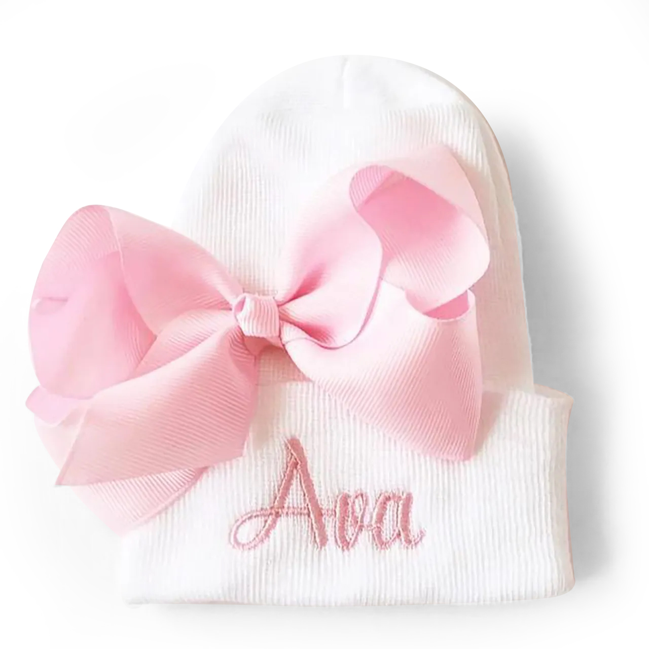 Baby Girl Pink Bow Hat