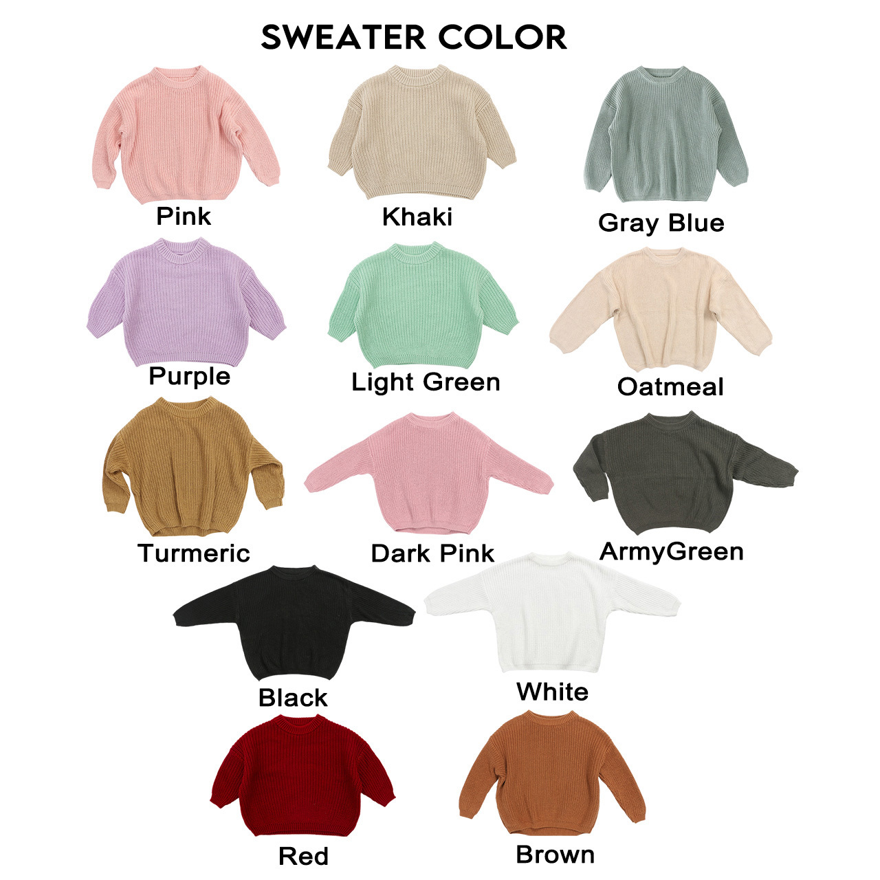 Knit Fall Sweater For Babies And Toddlers