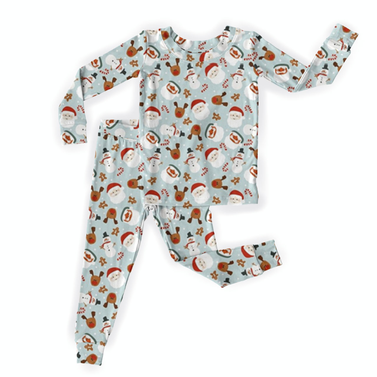 Merry Christmas Two-Piece Pajama Set For Kids