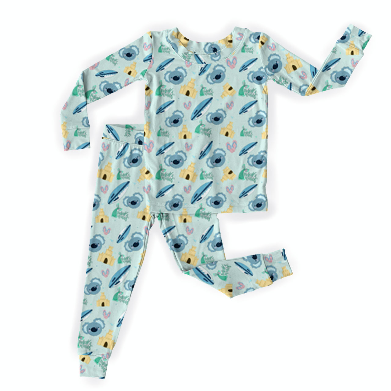Koala's Castle Two-Piece Pajama Set For Kids