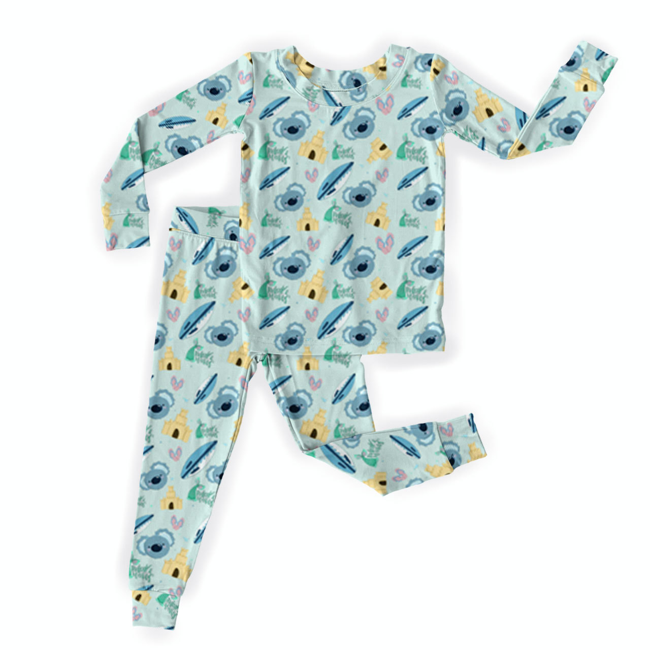 Koala's Castle Two-Piece Pajama Set For Kids